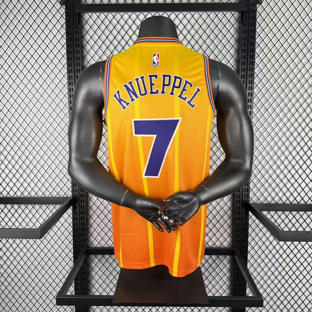 Men Charlotte Hornets #7 Knueppel orange 2026 NBA jersey 0906001